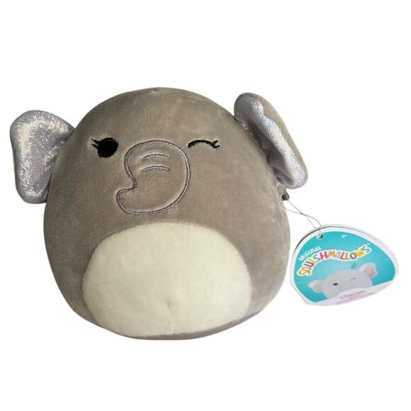 Squishmallows Set of 2 Cheyenne Octopus 6” & Cherish Elephant 5” EUC - Picture 8 of 15